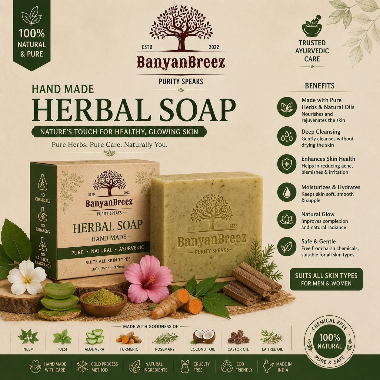 Handmade Herbal Soap