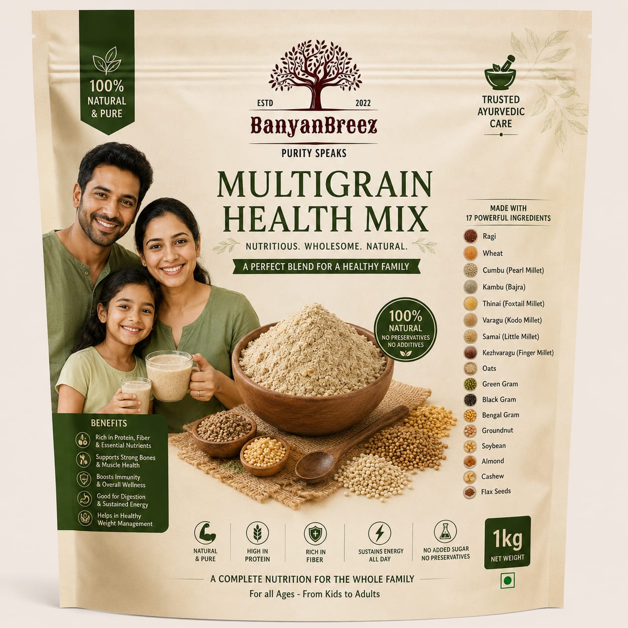 Multigrain Health Mix (1kg)